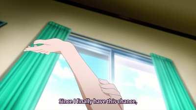 Exploring a girls body with Momo