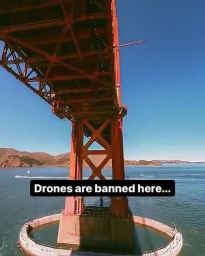 I wanted to get some drone shots in SF, but they're banned most places