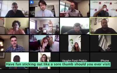 The zoom call is going great, guys! Love the input!