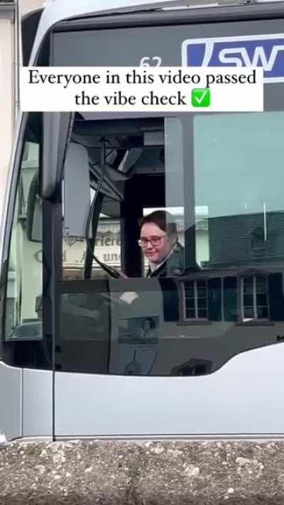 The people behind him clapping