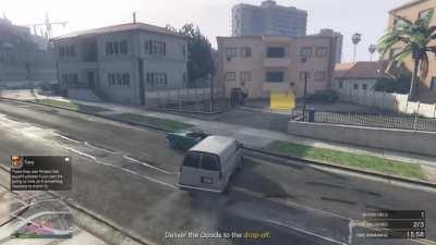 Stoppie in a van lol