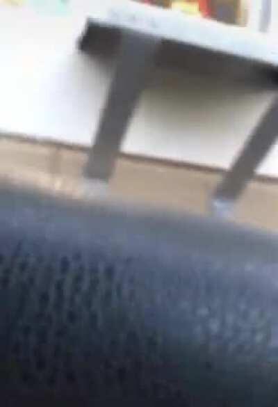 Guy soaks drive thru employee...