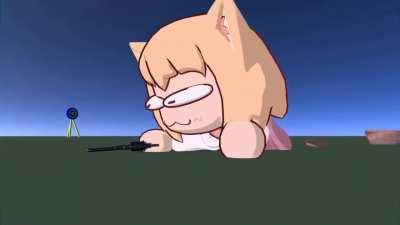 posting a Neco Arc meme every day: Day 71