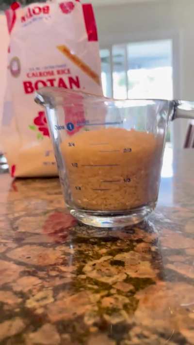 That one cup of rice was only 3/4 cup?  What the hell..