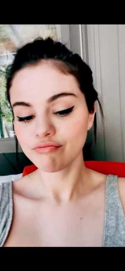 Telling me next time to cum on her lips and not in her eyes..