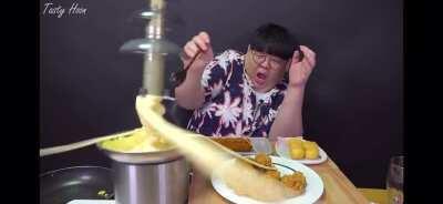 fried chicken with cheese fondue