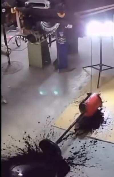 to do a clean oil change