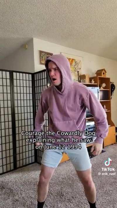 Courage explains the oj case