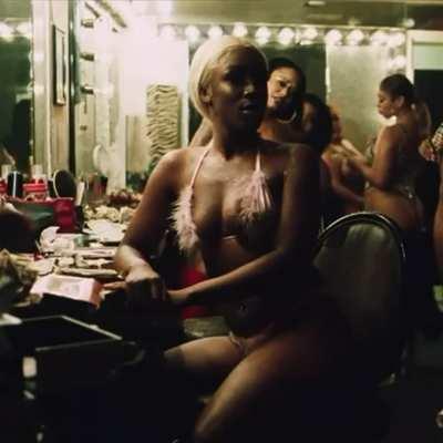 Please tell me who big tits on the left is?