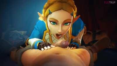 Zelda being a tease (Fugtrup) [The Legend of Zelda]