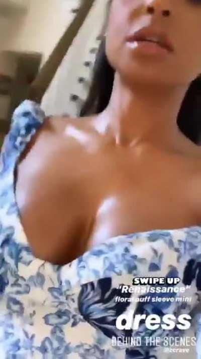 Flaunting the best assests.