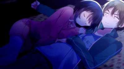 KazuMegu about to sleep