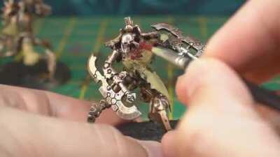 2 years ago, I gave you the Sandstone Necrons. Today, I give you the Makhiban Dynasty. All Flayed Ones, all the times. Lore, rules, and easy painting guide, Enjoy!