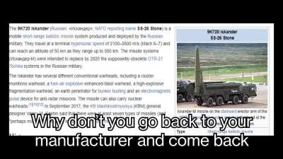 Since Putin's yapping about 