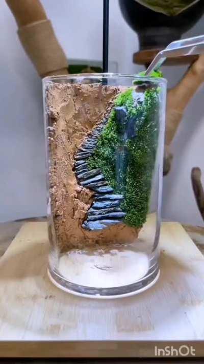 Recreating nature in a glass