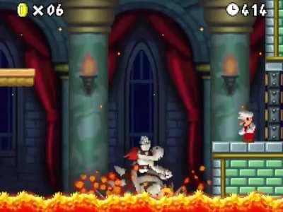 Mario watches Bowsers skin melt off as he begs for help then exclaims “THATSA SO NICE”