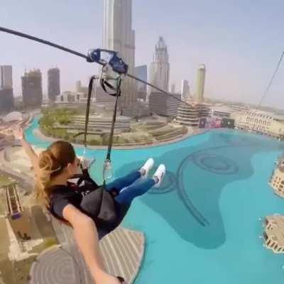 Dubai zip line