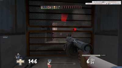 Door catches a pipe.