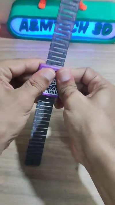 QR Code watch 3d printed