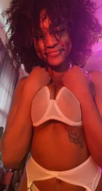 My bra and panties are see thru