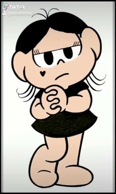 Esse daqui não é um porra Maurício, eu só queria mostrar que eu fiz uma Magali e-girl (eu vou postar mais no meu Tik Tok @abrabinha)