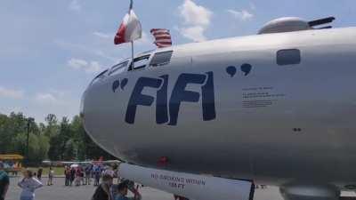 One of the last flyable B29 Superfortresses, 