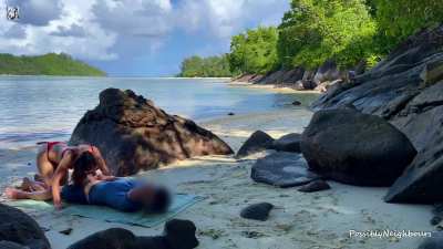 Public Beach Sex - Another Couple Watching Us