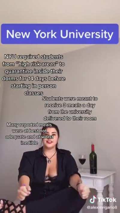 New York University during the pandemic