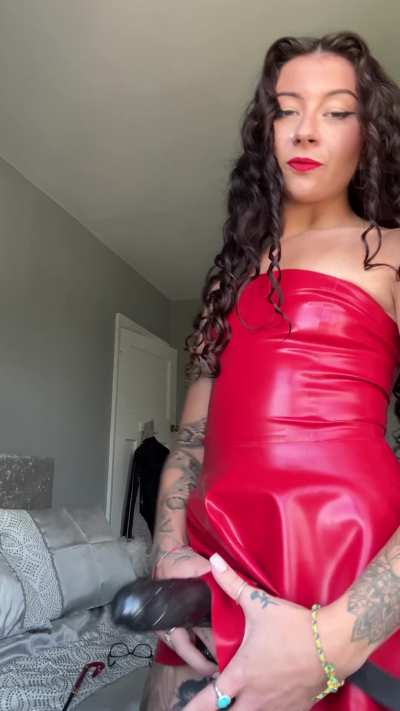 My cock doesn’t leave room for questions, just total submission.