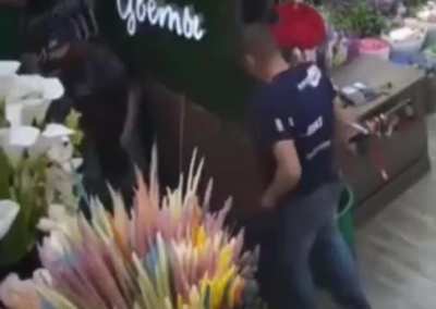 You ain't stealing flowers today