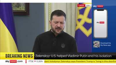 Volodymyr Zelenskyy asserts Donald Trump is living in a ‘disinformation space’