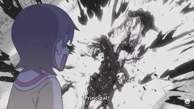 Principal vs Deer - Nichijou