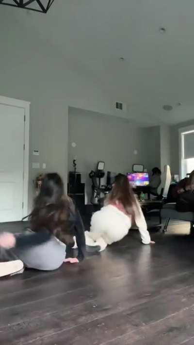 Gabi with her duo showin the moves!