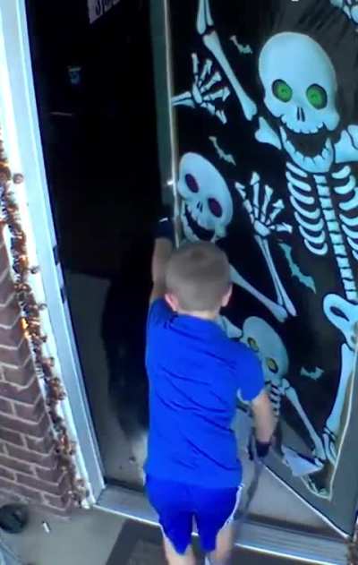 It's like a scene out of a horror movie