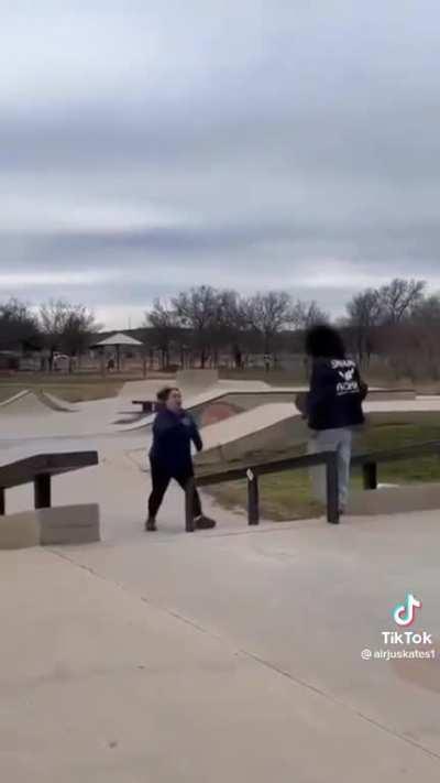 to fight a skater and win