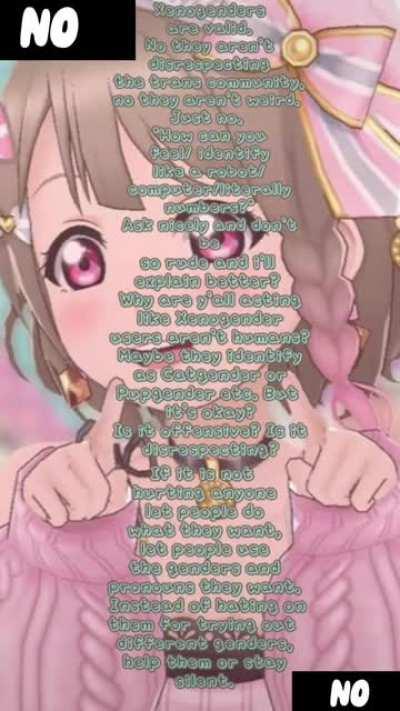 lmao found this person claiming to identify being 