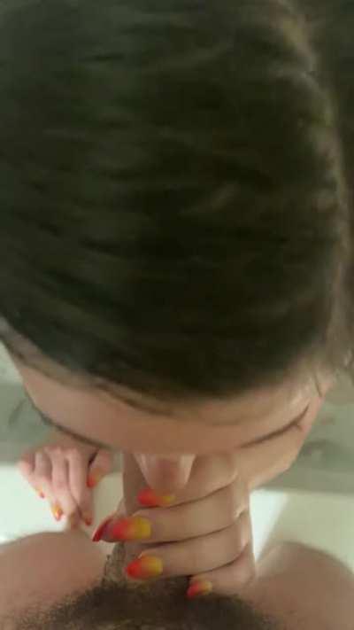 I want to feel his cum in the back of my throat