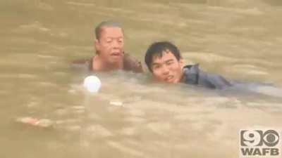 You might call him crazy, I'd call him a hero x 2