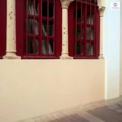 Just like out of a movie, pray for Lebanon.