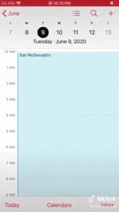 I don’t think he likes McDonald’s