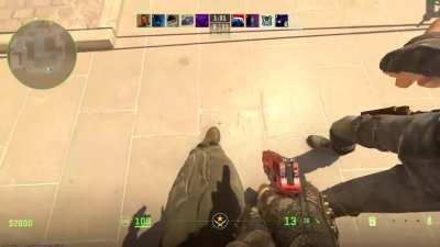 Looking up at the sky