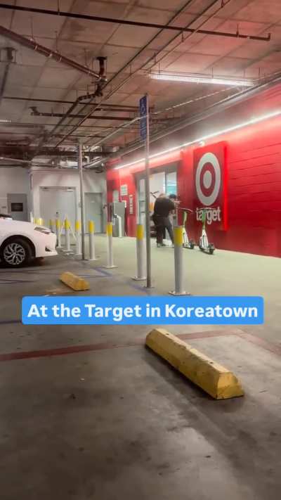 Meat head cop falls trying to chase a guy