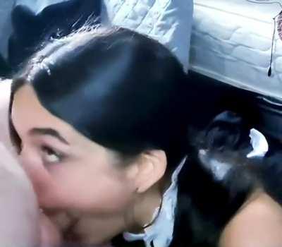 The maid loves to suck 💗 [oc]