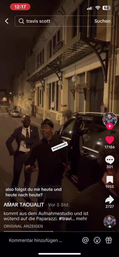 Paparazzi annoying Travis after his studio session at 5 am 💀