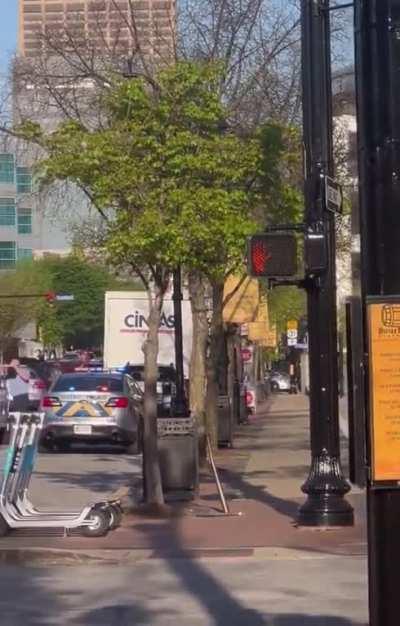 Video from the shooting today in downtown Louisville, Kentucky at a commercial building. Gunshots can be heard in the video. Fatalities have been confirmed.