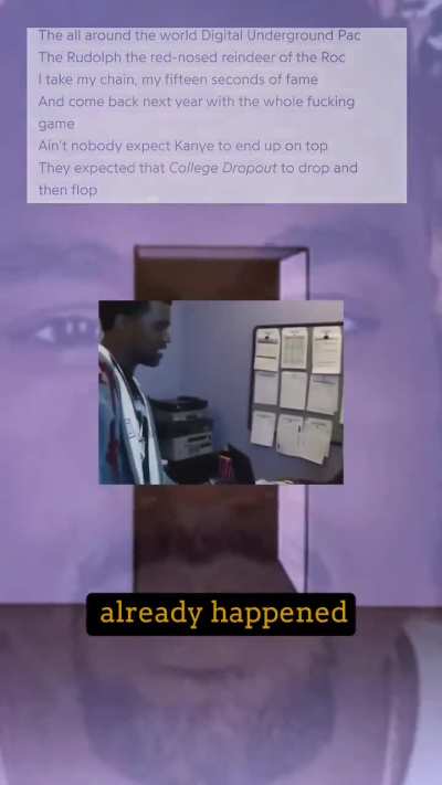 Last Call is prophetic perfect tense (esoteric kanyeism)