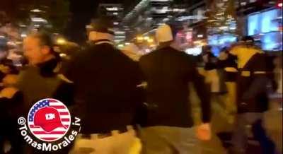 Twenty people gang up on one in DC.