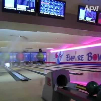 Someone's Bowling a Bit Too Hard.