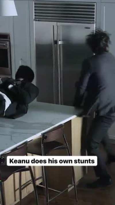 57 year old Keanu crushing his stunts