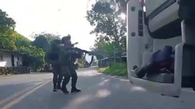 Colombian army engage ELN Guerrilla